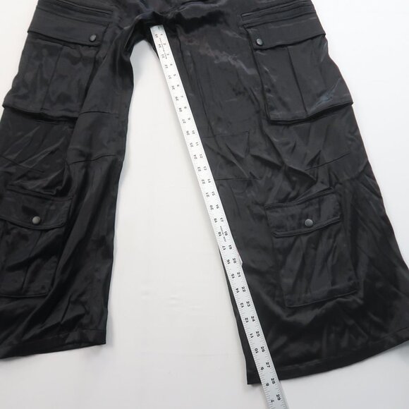 Alice + Olivia Joette Satin Cargo Pants Size 12 petite - Picture 11 of 14